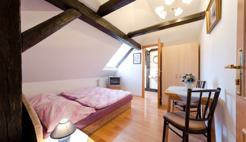 Pension Rosa Český Krumlov - Dvoulůžkový - obsazeny 1 osobou, Dvoulůžkový